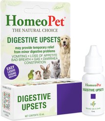 HomeoPet Digestive Upsets Homeopathic Medicine for Digestive Issues for Birds, Cats, Dogs & Small Pets, 450 drops