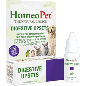 HomeoPet Digestive Upsets Homeopathic Medicine for Digestive Issues for Birds, Cats, Dogs & Small Pets, 450 drops