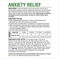 HomeoPet Anxiety Relief Dog, Cat, Bird & Small Animal Supplement, 450 drops,15-ml slide 2 of 8