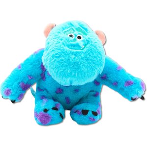 BUCKLE-DOWN Disney Monsters Inc. Furry Sulley Sitting Squeaky Plush Dog  Toy, Blue - Chewy.com