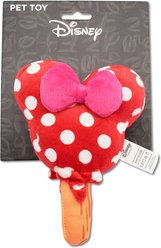 Buckle-Down Disney Minnie Mouse Ice Cream Squeaky Plush Dog Toy, Red slide 2 of 3
