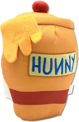 Buckle-Down Disney Winnie the Pooh Hunny Pot Squeaky Plush Dog Toy, Yellow slide 2 of 4