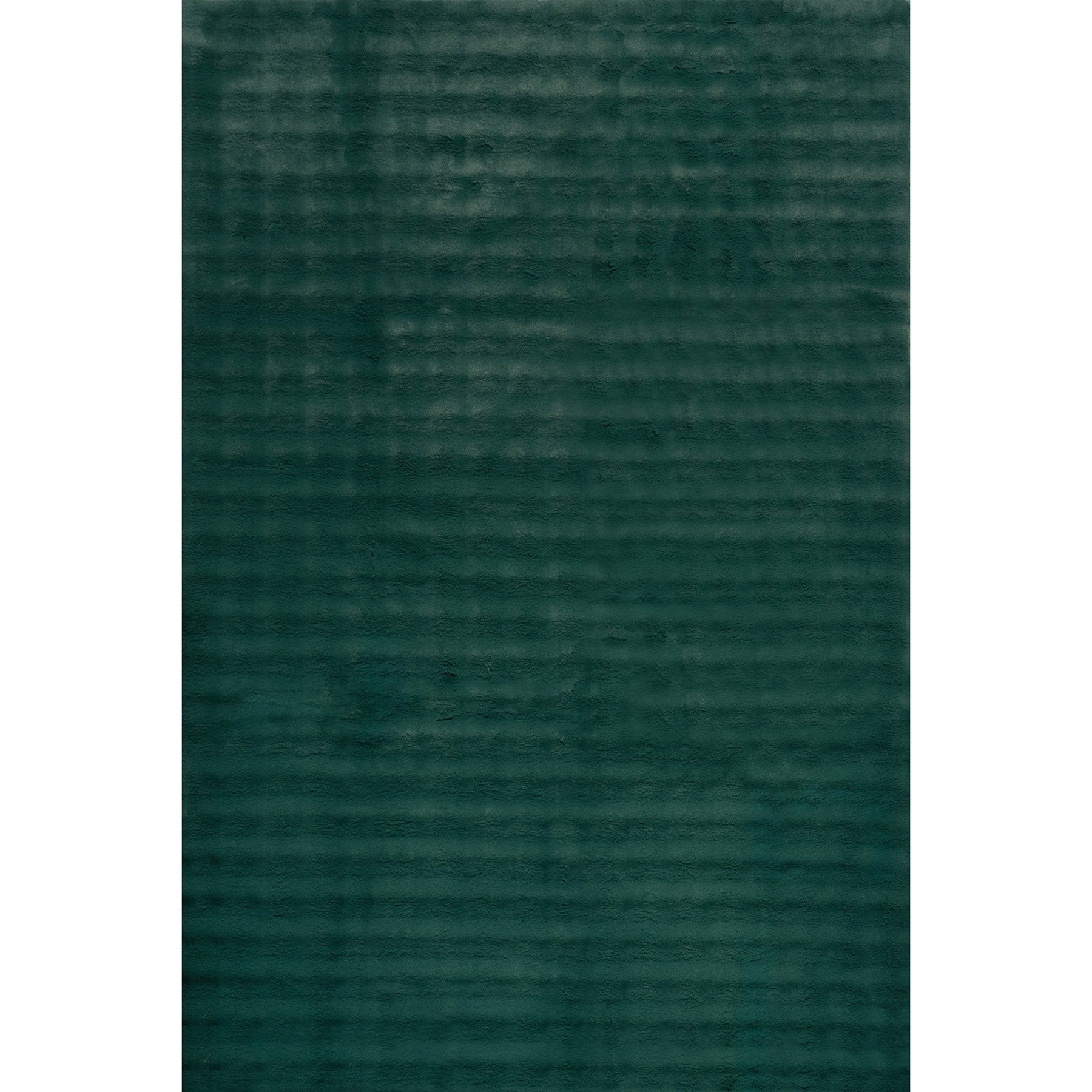 Nuloom Jeni Solid Faux Rabbit Machine Washable Area Rug, Hunter Green, 5 x 8-ft