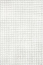 Nuloom Jeni SuperiorWash Solid Faux Rabbit Machine Washable Area Rug, Off White, 2 x 3-ft