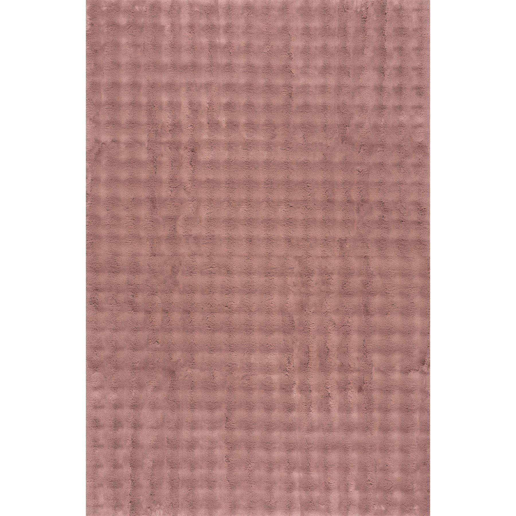 Nuloom Jeni Solid Faux Rabbit Machine Washable Area Rug, Burgundy, 2-ft 6-in x 8-ft
