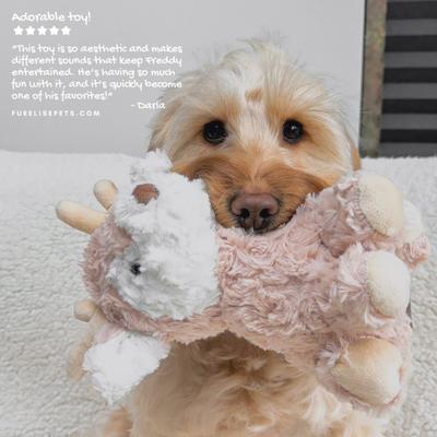Show full view: Fur Elise Vixi Maxi Plush Dog Toy slide 7 of 8