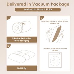 Kylinsure Plush Calming Fully Machine Washable Dog & Cat Bed Mat, Grey, X-Large slide 2 of 8