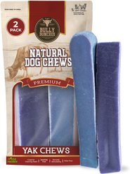 Bully Bunches Blueberry Flavored Himalayan Yak Chew Dog Treats, Medium, 2 count