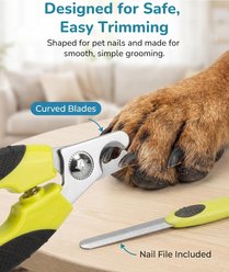 Fido Fave Dog Nail Clippers & Trimmer with Safety Guard, Green, pack of 2 slide 2 of 7