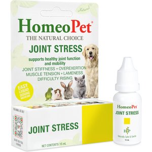 HomeoPet Joint Stress Homeopathic Medicine for Joint Pain/Arthritis for Birds, Cats, Dogs & Small Pets, 450 drops