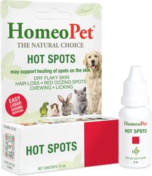 HomeoPet Hot Spots Homeopathic Medicine for Hot Spots for Birds, Cats, Dogs & Small Pets, 450 drops