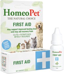 HomeoPet First Aid Dog, Cat, Bird & Small Animal Supplement, 450 drops