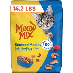 MEOW MIX Indoor Health Adult Dry Cat Food, 3.15-lb bag - Chewy.com