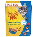 Meow Mix Seafood Medley Dry Cat Food, 14.2-lb bag