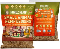 Hurdz Hemp Small Pet Bedding, 7.5-lb bag