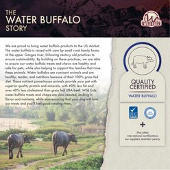 Wild Eats 6-in Water Buffalo Tail with Steak Natural Grain-Free Dog Chew Treat slide 2 of 2