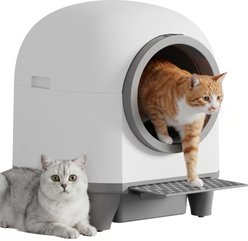 WARCAT Automatic Self-Cleaning Cat Litter Box, Gray, 90-L