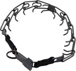 Herm Sprenger Ultra-Plus Training Dog Prong Collar with ClicLock, 18-in neck, 3.25-mm wide
