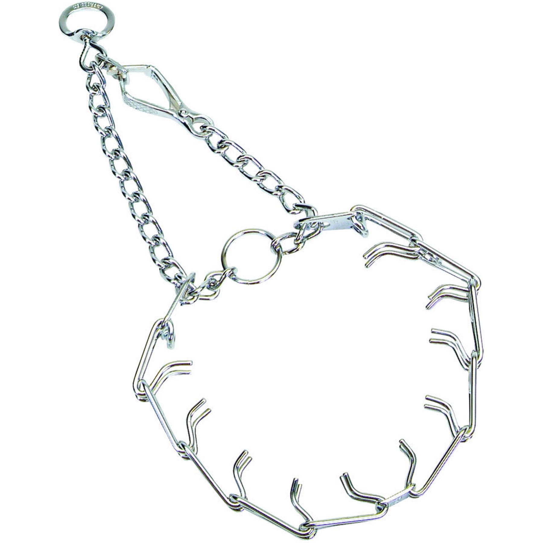 Herm Sprenger Ultra-Plus Training Dog Prong Collar with Latch, 14-in neck, 2.25-mm wide