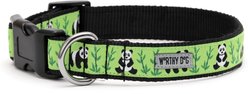 The Worthy Dog Pandas Adjustable Dog Collar, Green, X-Small: 5 to 11-in neck, 1/2-in wide slide 2 of 4