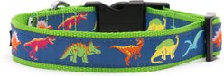 The Worthy Dog Dino Adjustable Dog Collar, Navy, X-Small: 5 to 11-in neck, 1/2-in wide slide 2 of 5