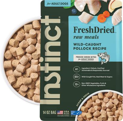 INSTINCT FreshDried Bites Grain-Free Wild-Caught Alaskan Pollock