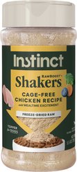 Instinct Raw Boost Shakers Cage-Free Chicken Recipe Grain-Free Freeze-Dried Dog Food Topper, 5.5-oz bottle