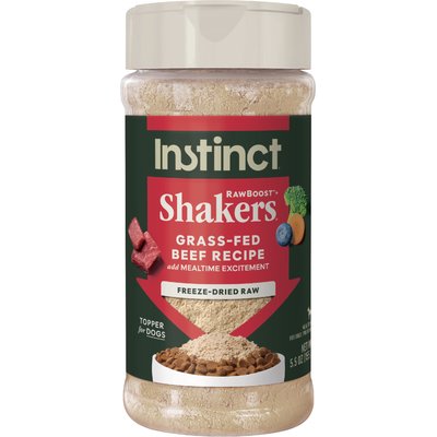 Instinct Instinct RawBoost Shakers All Natural Beef Recipe Grain-Free Freeze-Dried Dog Food Topper, 5.5-oz bottle