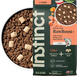 Instinct RawBoost Adult High Protein Grain-Free Real Salmon Recipe Dry Dog Food, 19-lb bag