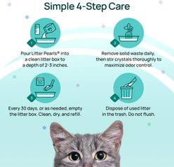 Litter Pearls Micro Fresh Scented Non-Clumping Crystal Cat Litter with Odorbond, 7-lb bag slide 2 of 6