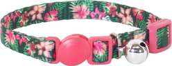 Li'l Pals Adjustable Breakaway Kitten Collar, Hunter Tropical Floral slide 1 of 6