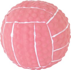 Li'l Pals Latex Soccer Ball Dog Toy, Pink slide 2 of 5