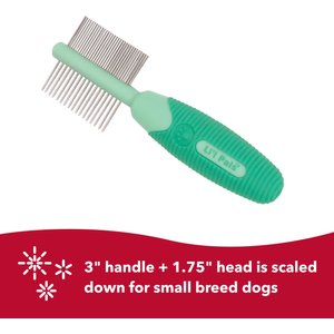 Li'l Pals Double-Sided Dog Comb, Color Varies