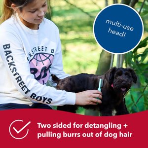 Li'l Pals Double-Sided Dog Comb, Color Varies