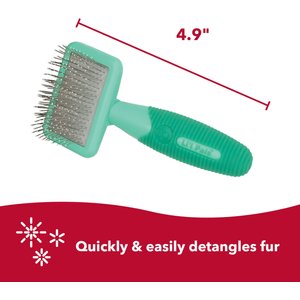 Li'l Pals Coated Tips Cat Slicker Brush