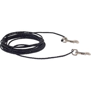 Coastal Pet Products Poly Cat Tie-Out, Black, 15-ft