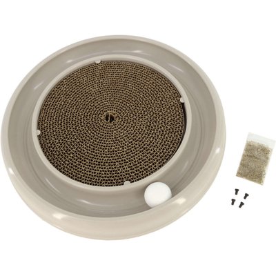 Turbo Turbo Cat Scratcher Eco Toy with Catnip, Grey