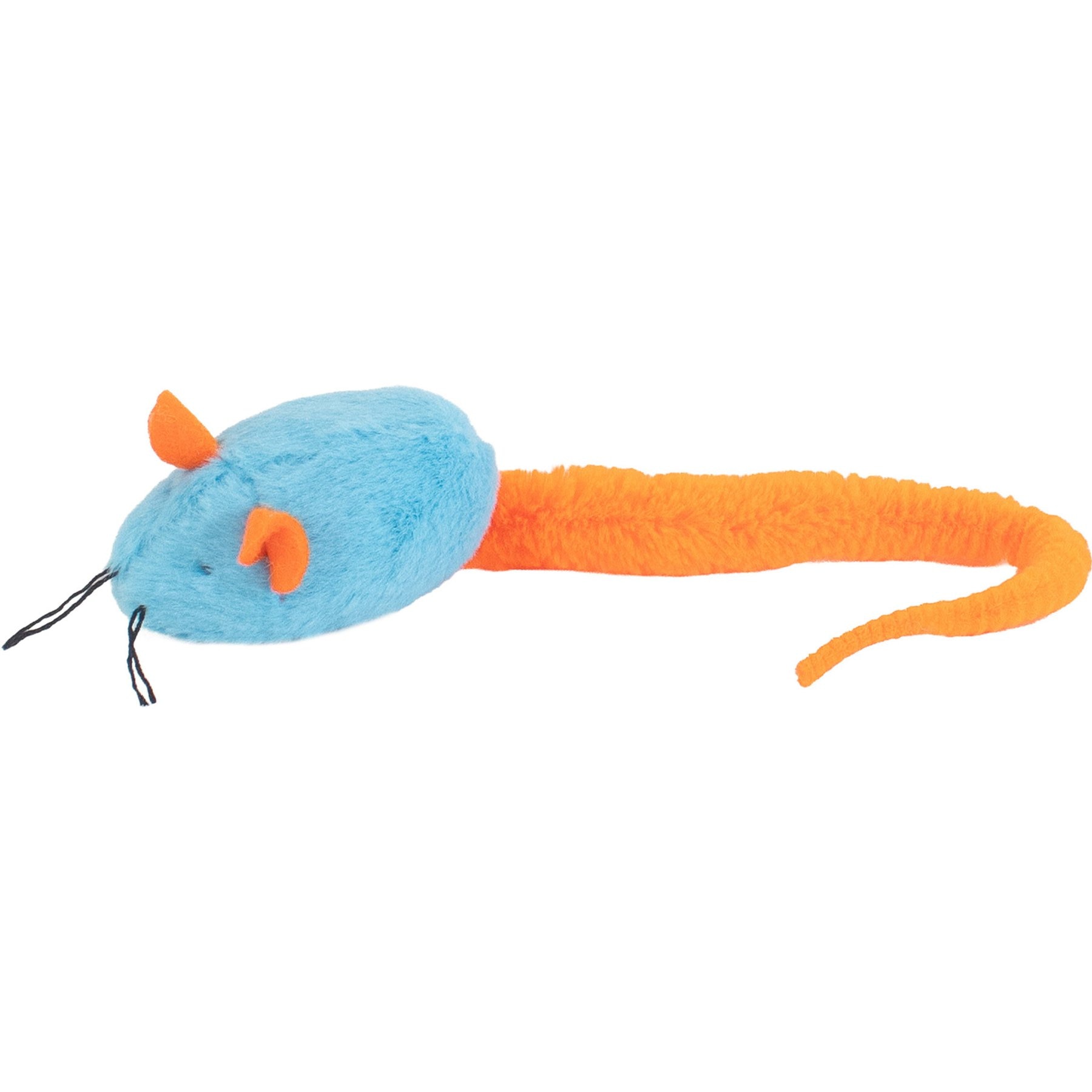Turbo Tail Cat Toy, Rattle Mouse with Catnip