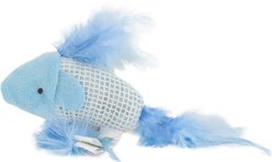 Turbo Random Fun Cat Toy with Catnip, Feather Fish slide 1 of 6