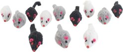 Turbo Assorted Mice Cat Toy, 12 count