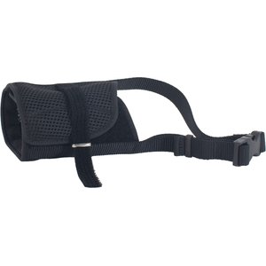 Coastal Pet Products Best Fit Adjustable Comfort Dog Muzzle, Black, Large