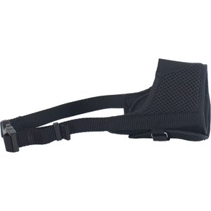 Coastal Pet Products Best Fit Adjustable Comfort Dog Muzzle, Black, Large