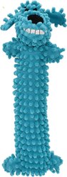 Multipet Loofa Floppy Squeaky Plush Dog Toy, Color Varies, 1 count, 12-in