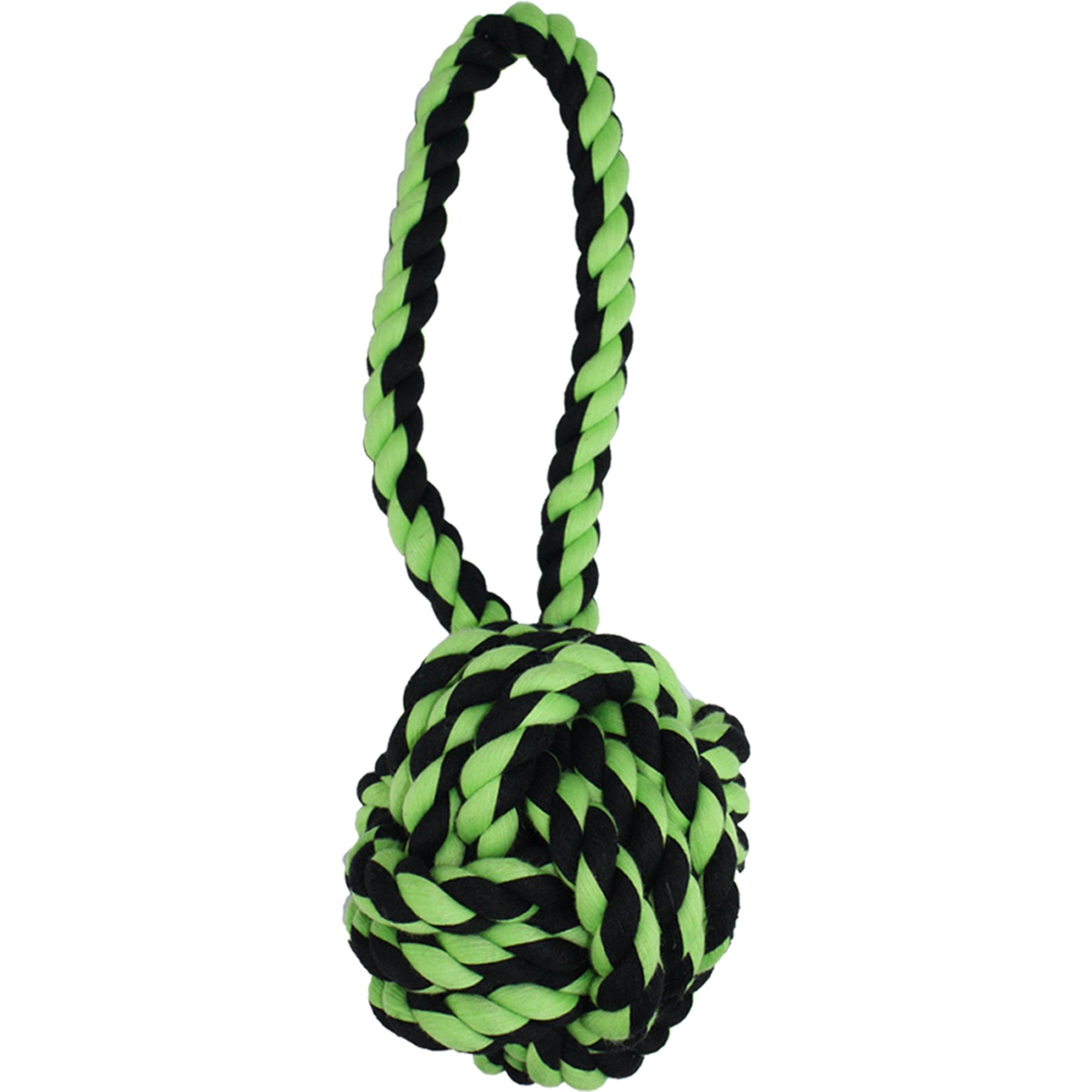 Multipet Nuts for Knots Heavy Duty Rope with Tug Dog Toy, Large, 6"