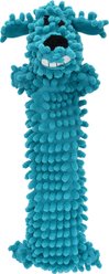 Multipet Loofa Floppy Light-Weight Squeaky Stuffing-Free Dog Toy, Color Varies, 12-in, 1 count