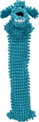Multipet Loofa Floppy Light-Weight Squeaky Stuffing-Free Dog Toy, Color Varies, 18-in, 1 count