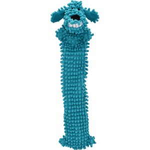 Multipet Loofa Floppy Light-Weight Squeaky Stuffing-Free Dog Toy, Color Varies, 18-in, 1 count
