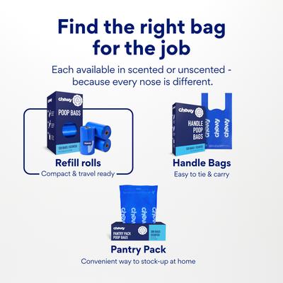 Show full view: Chewy Made Refill Dog Poop Bags (FORMERLY FRISCO), Scented, 120 count slide 6 of 9