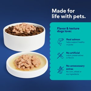 Chewy Made Savory Toppers Salmon Recipe in Gravy Grain-Free Dog Food Topper (FORMERLY AMERICAN JOURNEY), 3-oz pouch, case of 24