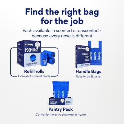 Show full view: Chewy Made Refill Dog Poop Bags (FORMERLY FRISCO), Unscented, 270 count slide 6 of 9